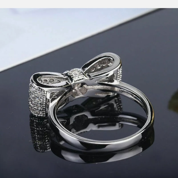 Bow-knot ring women's various sz - Picture 6 of 15